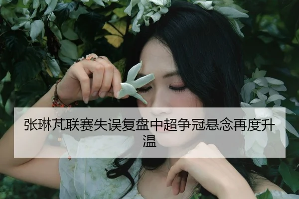 张琳芃联赛失误复盘中超争冠悬念再度升温